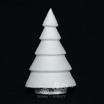 Vatový tvar stromeček 9,5 cm