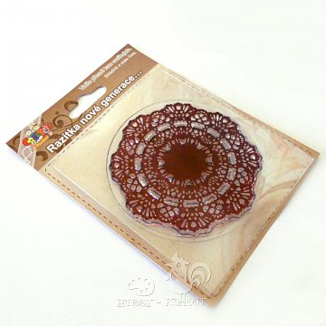 Razítko silikon 6cm Mandala