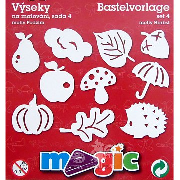 Šablony papírové výseky - 10 ks Podzim