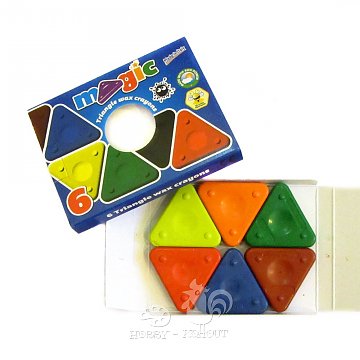 Magic Triangle voskovky - 6 ks základní