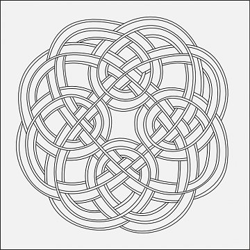 Mandala B 21x21 cm č. 18