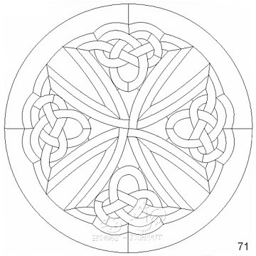 Mandala B 21x21 cm č. 71