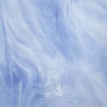 Sklo Spektrum 30 x 30 cm opál modrá