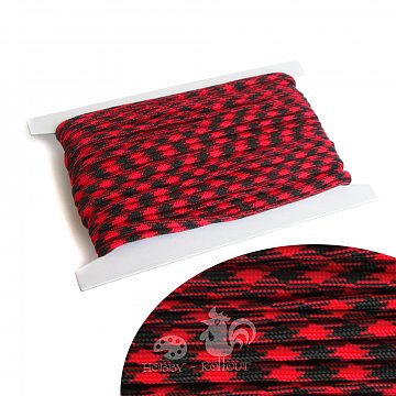 Paracord š. 4 mm vzorovaný 1 m