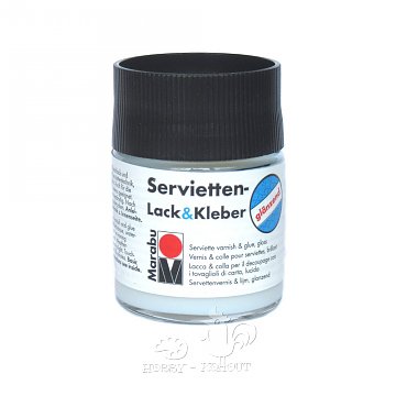 Lepidlo a lak na decoupage 50 ml lesklý