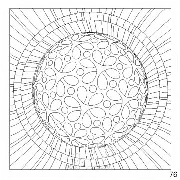 Mandala B 21x21 cm č. 76