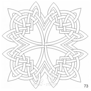 Mandala B 21x21 cm č. 73