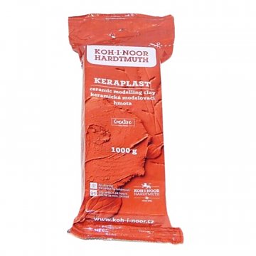 Modelovací hmota samotvrdnoucí 1 kg hnědá
