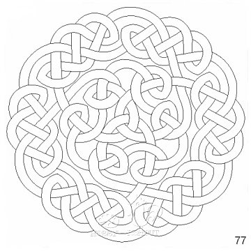 Mandala B 21x21 cm č. 77