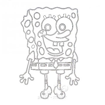 Obrázek pro děti B/D 49 - Spongebob