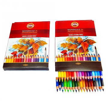 Akvarelové pastelky Mondeluz 36 ks