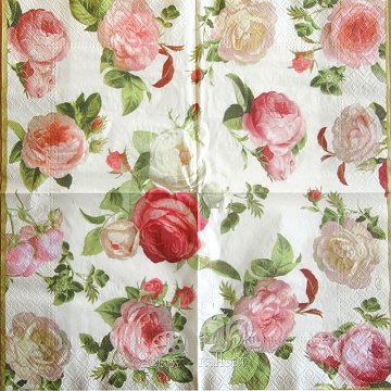 Ubrousek na decoupage - vzor 0240 růže