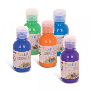 Barvy na textil 125 ml Primo - sortiment: