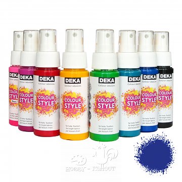 Barva na textil ve spreji 50 ml - modrá tmavá