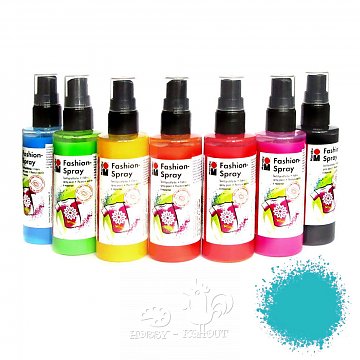 Barva na textil ve spreji Fashion Spray - tyrkysová