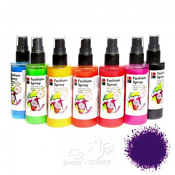 Barva na textil ve spreji Fashion Spray - fialová
