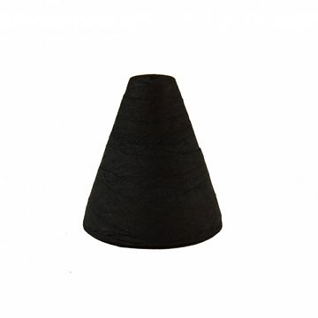 Vatové tělo kužel černý 4 cm