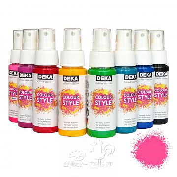 Barva na textil ve spreji 50 ml - růžová