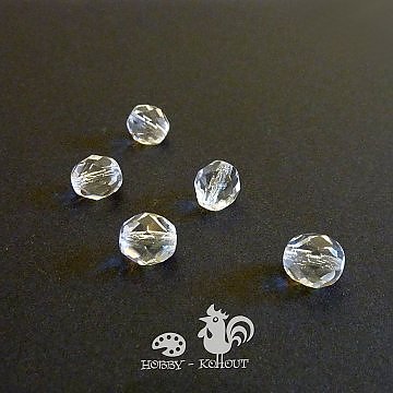 Broušenky skleněné 6 mm / 40 ks