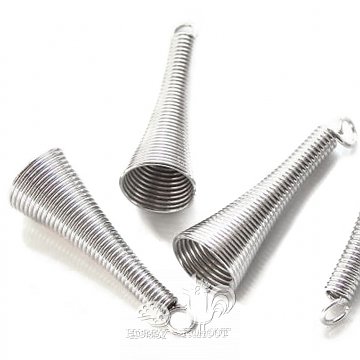 Kaplík kónický 23x9 mm spirála - 20 kusů