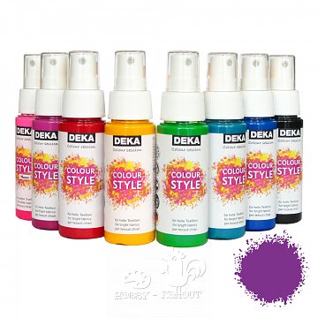 Barva na textil ve spreji 50 ml - fialová