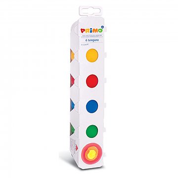 Temperové barvy Primo 6 ks