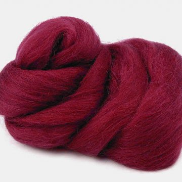 Ovčí rouno 50 g - bordo