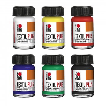 Barva 15 ml Marabu Plus na tmavý textil, doprodej - změna sortimentu u výrobce