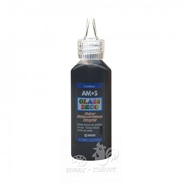 Kontura na sklo W.Color 22 ml černá