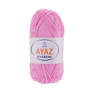 Háčkovací příze Makreme 100 g růžová