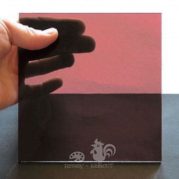 Sklo Spektrum 15 x 15 cm průhledná fialová světlá