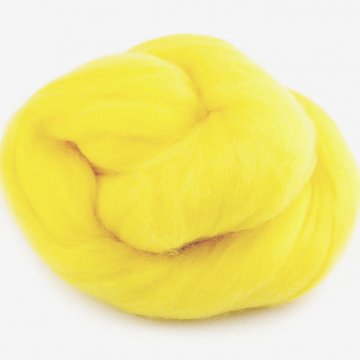 Ovčí rouno 50 g - žlutá