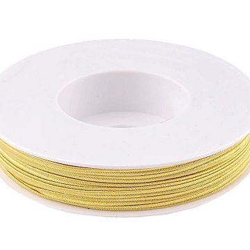Prýmky - sutaška 3 mm - zlatá 1 m