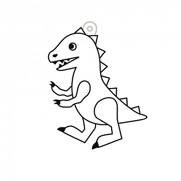 Plastová předloha tyranosaurus