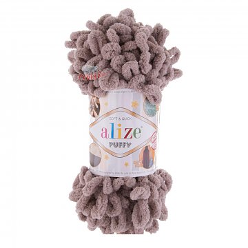 Příze Puffy 100 g hnědá světlá