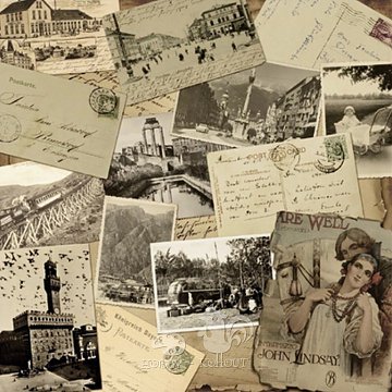 Papír scrapbook Vintage - retro