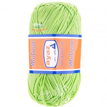 Háčkovací příze Makreme 100 g sv. zelená