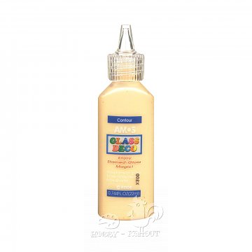 Kontura na sklo W.Color 22 ml zlatá