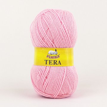 Pletací příze Tera 100 g růžová