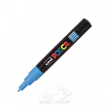 Akrylové popisovače Posca 0,7 - 1 mm modrý sv.