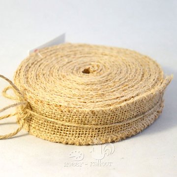 Juta stuha š. 3 cm, návin 10 m