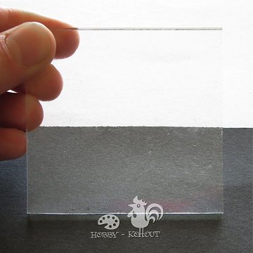 Sklo Float 3mm/30x30 cm průhledné