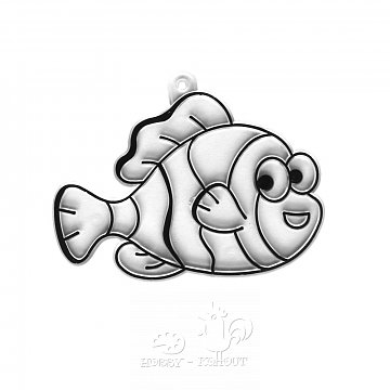 Plastová předloha ryba Nemo