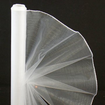 Organza role š. 38 cm, návin 8 m - bílá