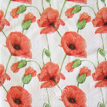 Ubrousek na decoupage - vzor 0407 máky