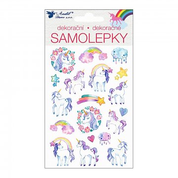 Samolepky jednorožci 3D