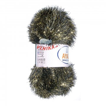 Příze Yumos 100 g zlatočerná
