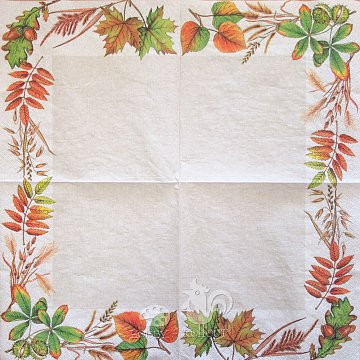 Ubrousek na decoupage - vzor 2620 podzim, listy