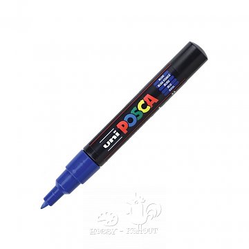 Akrylové popisovače Posca 0,7 - 1 mm modrý tmavý