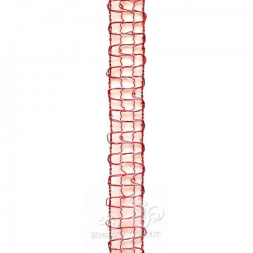 Stuha síťka 20 mm - červená 1 m